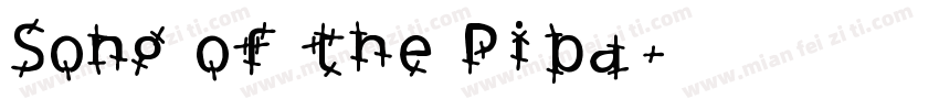 Song of the Pipa字体转换